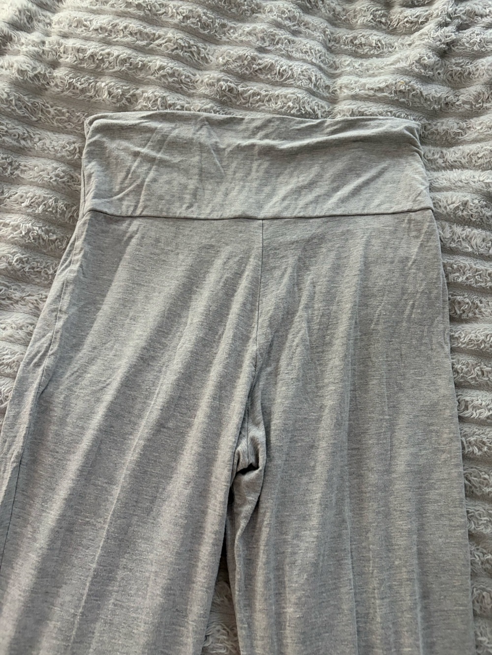 White Fox Boutique Don’t You Worry Pants Grey Marle — Large - Picture 5 of 9